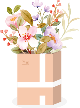 Box bouquets