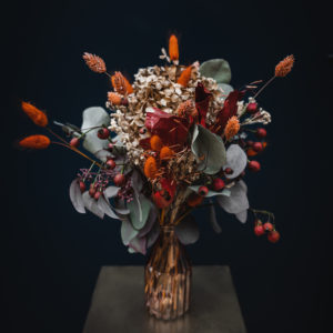 Bouquet de fleurs séchées